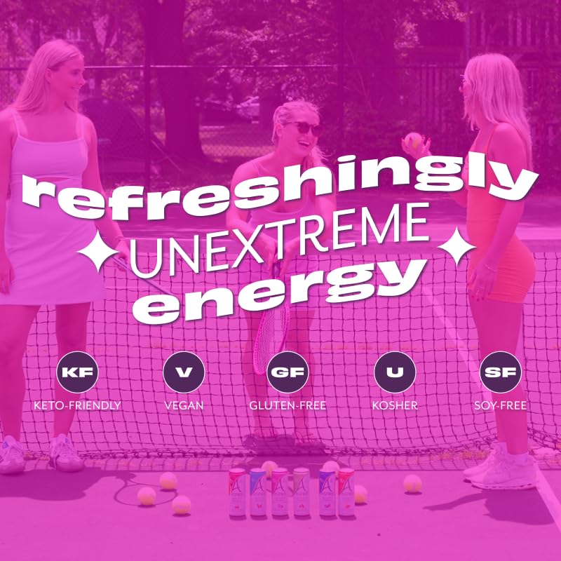 ASPIRE® Raspberry Acai, Healthy Energy Drink 80mg Natural Caffeine, Zero Sugar No Carbs Keto Friendly, 12 Pack Green Tea Sugar Free Drink Low Caffeine Zero Calorie - Image 4